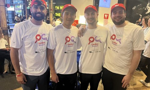 Cardiac Smash, supporting the Heart & Stroke Foundation & Ontario Brain Institute